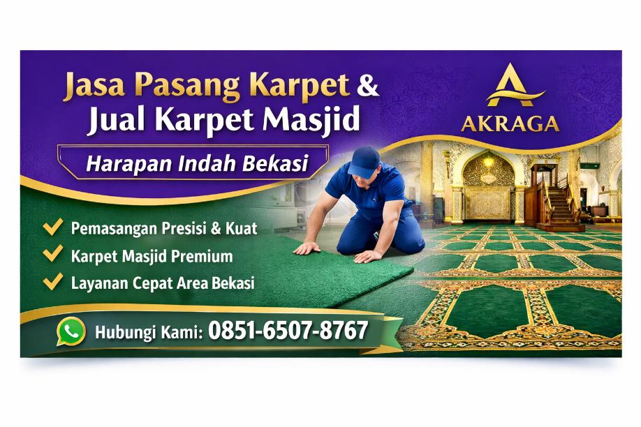 Jasa pasang karpet harapan indah akraga