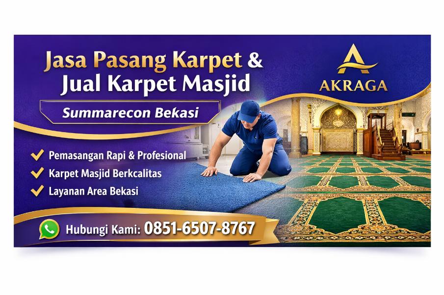 Jasa pasang karpet summarecon akraga