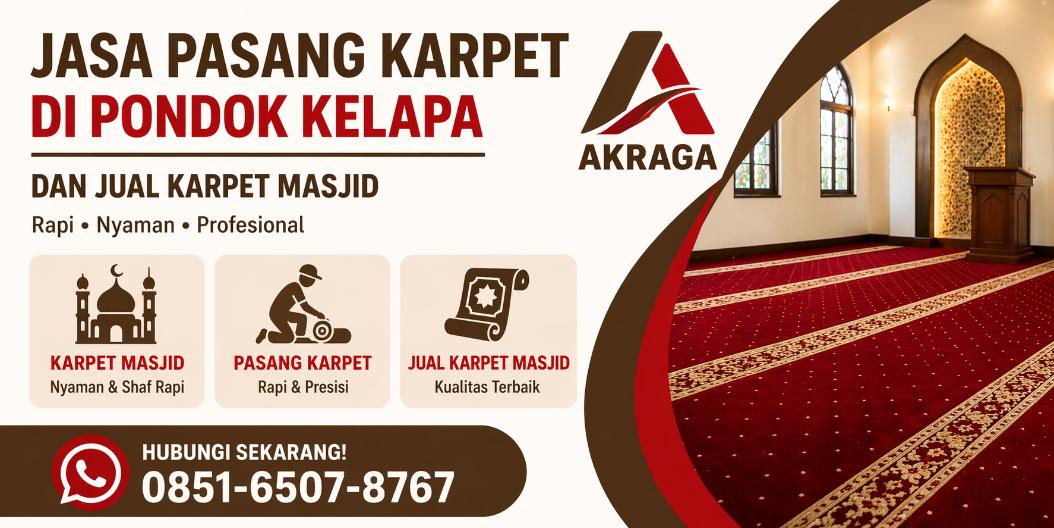 jasa pasang karpet di pondok kelapa akraga