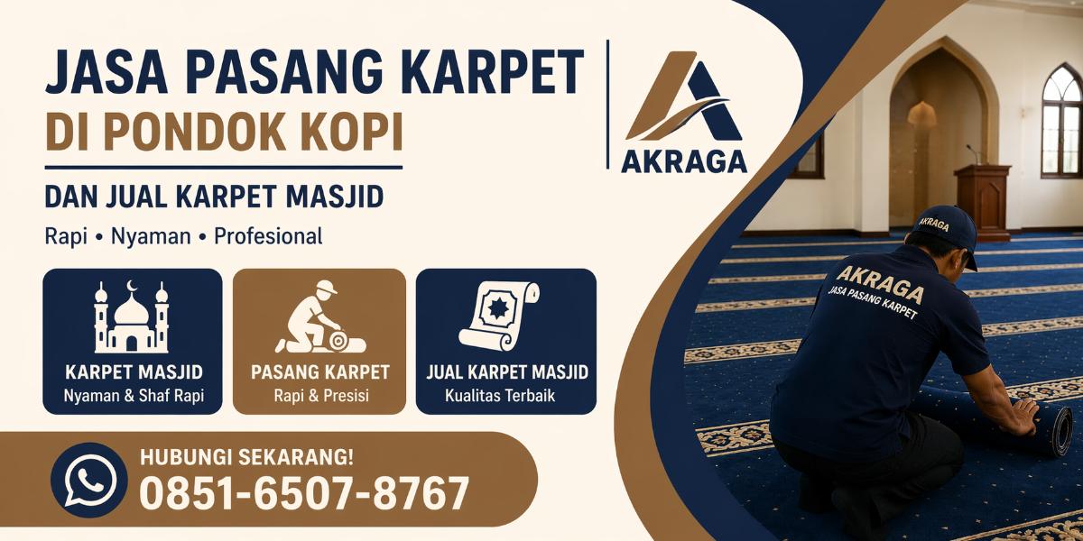 jasa pasang karpet di pondok kopi akraga