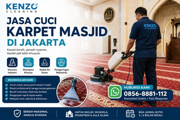 Jasa Cuci Karpet Masjid di Jakarta akraga
